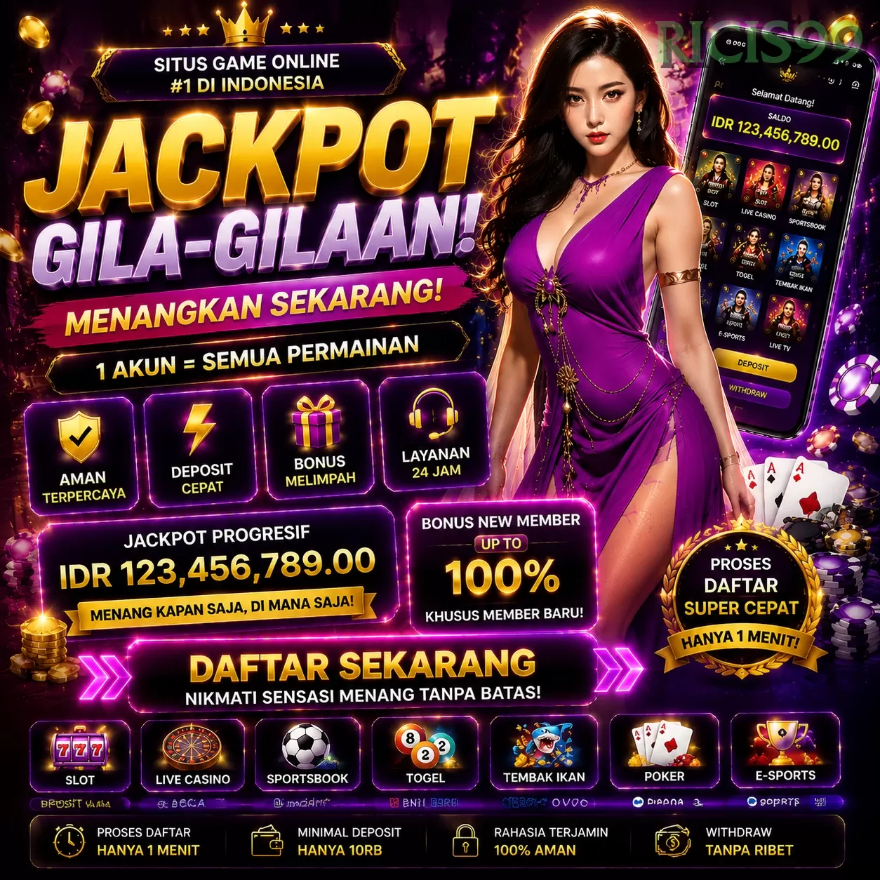 Bagaimana ricis99 Menawarkan Pengalaman Bermain yang Optimal