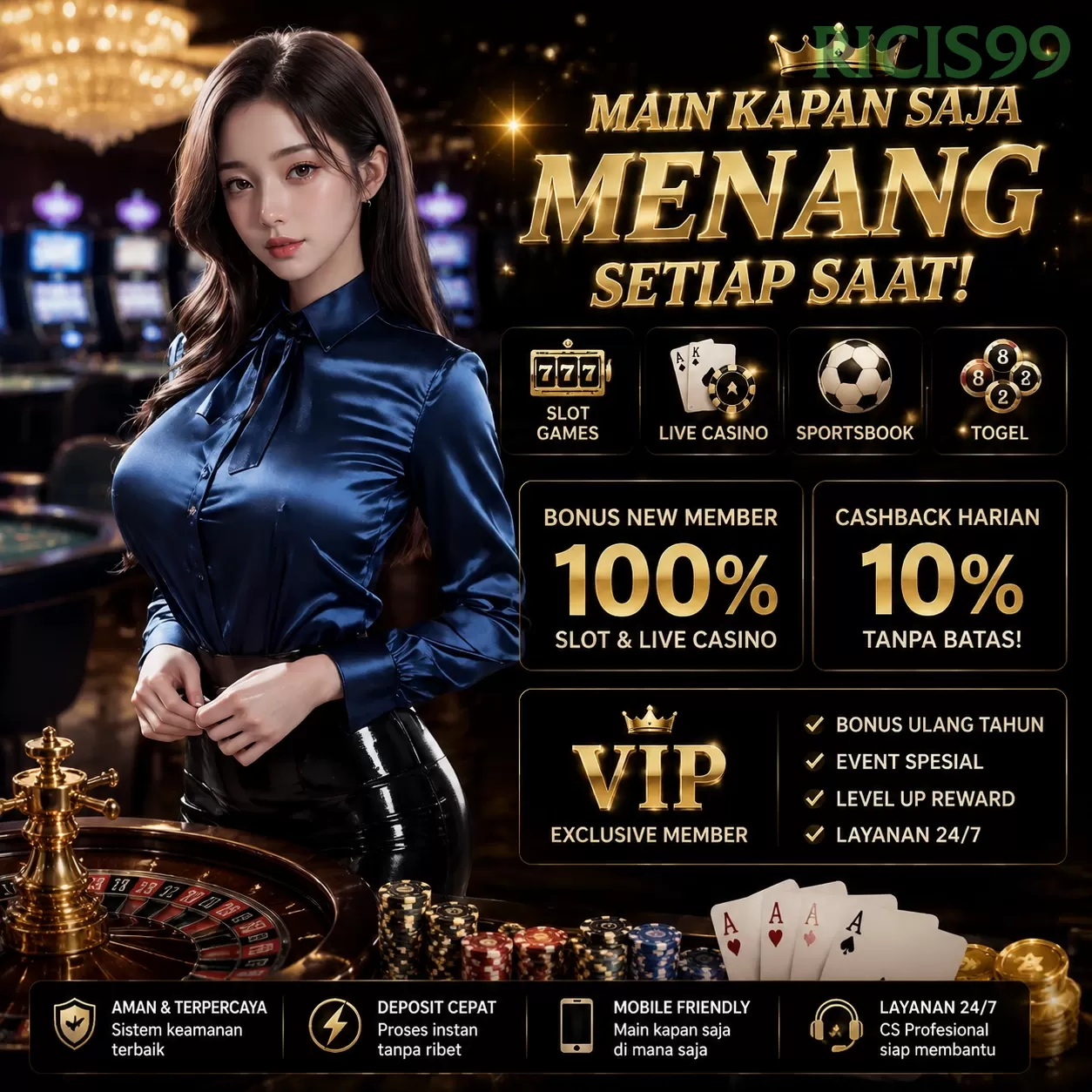 Kelebihan dan Kekurangan Bermain di ricis99
